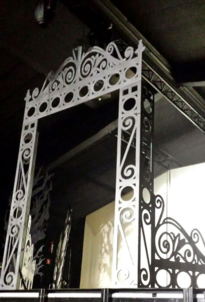 00121 tuinpoort metallic look