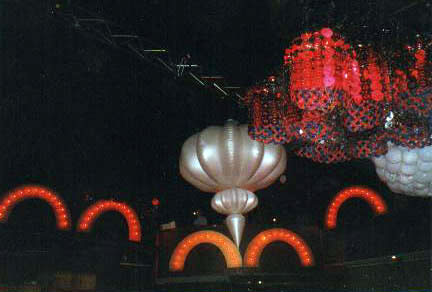 circusboog goud met rood
