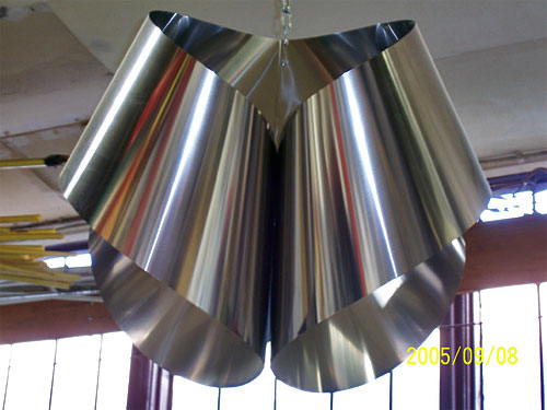 retro aluminium lamp