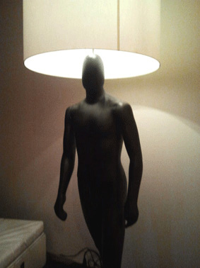 00095 mannequin lamp mister staand